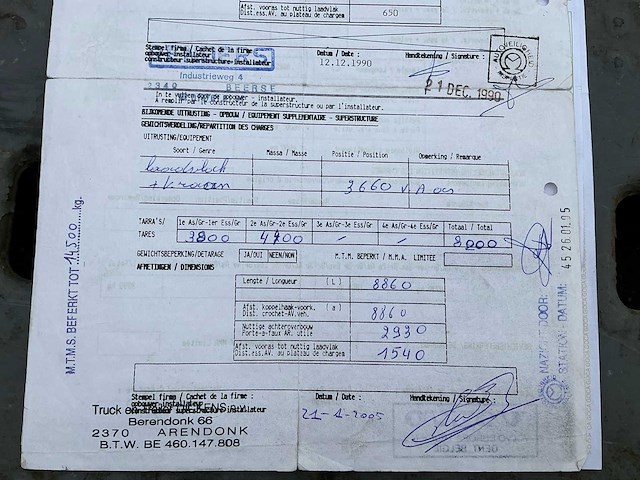 1990 volvo fl6 turbo takelwagen met kraan - afbeelding 45 van  56