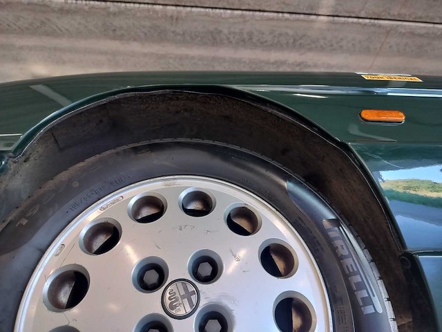 1991 alfa romeo spider 15 - 2.0 injection - verde ingles - originele pininfarina hardtop - afbeelding 4 van  19