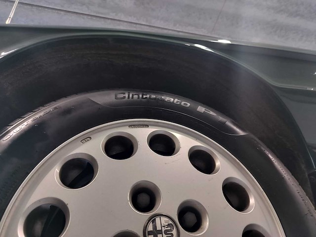1991 alfa romeo spider 15 - 2.0 injection - verde ingles - originele pininfarina hardtop - afbeelding 5 van  19