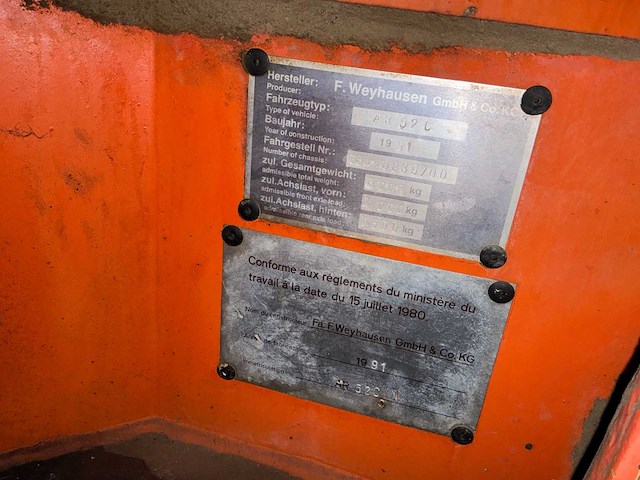 1991 atlas ar52c bulldozer - afbeelding 18 van  34