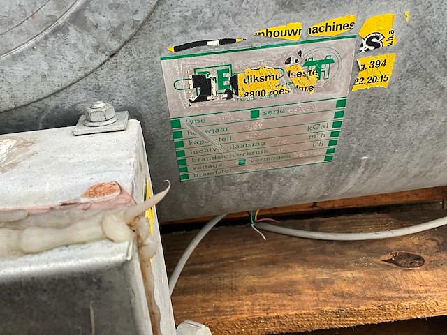 1991 b-e heater warmtekannon overige agrarisch (2x) - afbeelding 3 van  15