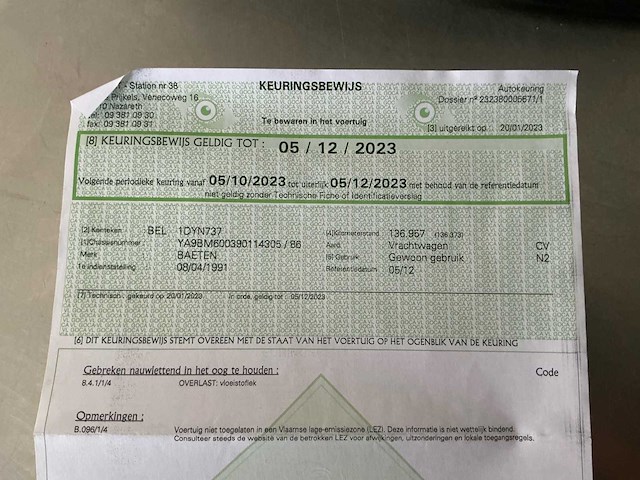 1991 baeten foodtruck - afbeelding 53 van  62