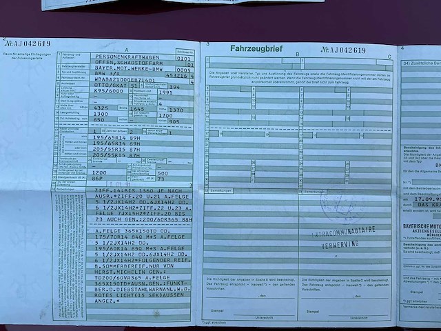 1991 bmw e30 320 personenauto - afbeelding 21 van  31