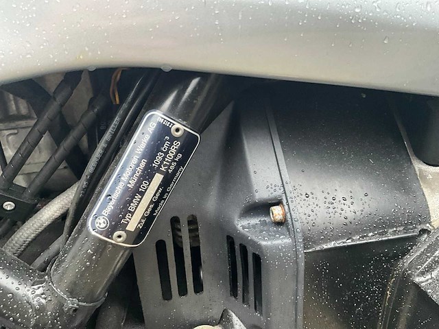 1991 bmw k1100rs motorfiets - afbeelding 7 van  16