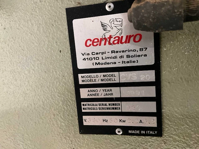 1991 centauro cvs 20 kettingfrees - afbeelding 5 van  5