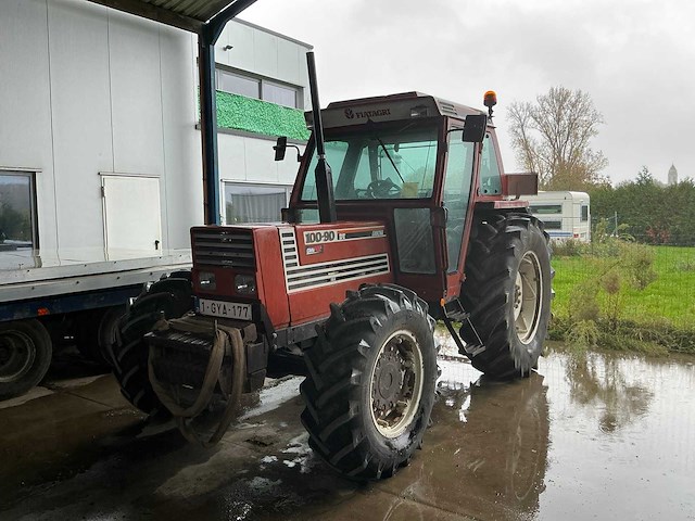 1991 fiat 100-90 dt oldtimer tractor - afbeelding 1 van  2