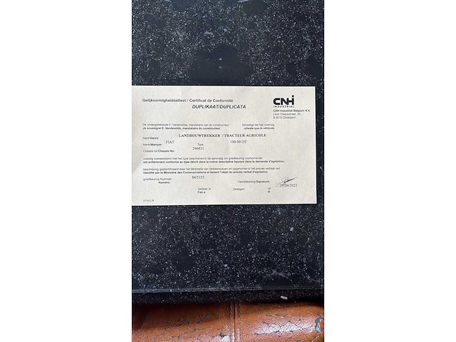 1991 fiat 100-90 dt oldtimer tractor - afbeelding 44 van  49