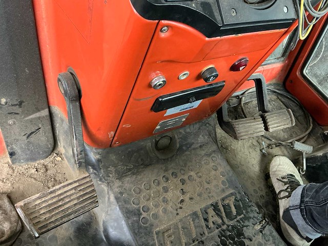 1991 fiat 100-90 dt oldtimer tractor - afbeelding 1 van  3