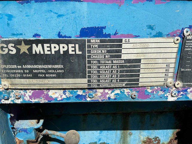 1991 g.s. ai-2000 aanhangwagen - afbeelding 8 van  9