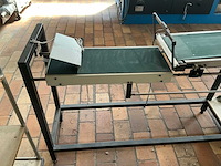 1991 gtk-w / ludre c20 doorloop plakpers met afkortautomaat - afbeelding 2 van  9