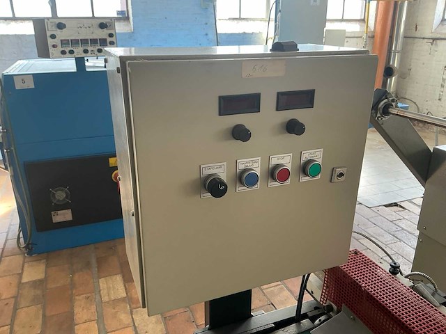 1991 gtk-w / ludre c20 doorloop plakpers met afkortautomaat - afbeelding 3 van  9