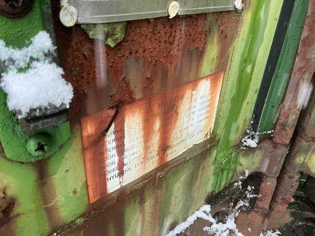 1991 hyundai hd-1cc-4170r1 opslagcontainer - afbeelding 3 van  7