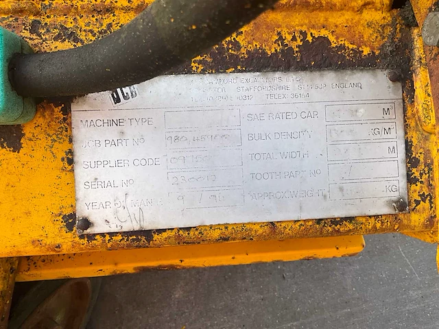 1991 jcb jcb collector hydraulische veger - afbeelding 3 van  9