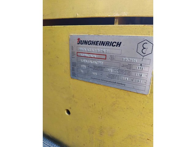 1991 jungheinrich efg d 1200kg vorkheftruck - afbeelding 6 van  6