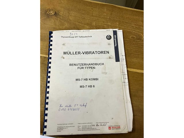 1991 müller ms-7 hb kombi trilplaat - afbeelding 16 van  20