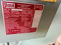 1991 paul 15a0 hydraulische afkortzaagmachine - afbeelding 8 van  8