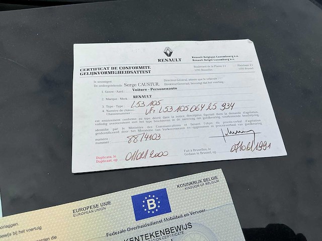 1991 renault r19 - afbeelding 21 van  21