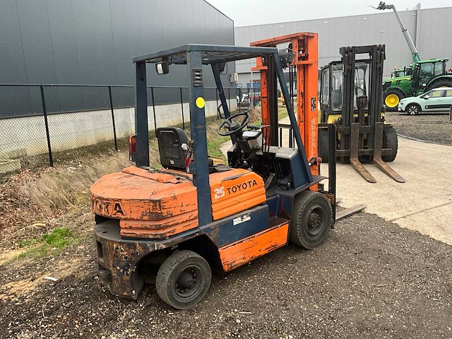 1991 toyota 02 5fdf 25 vorkheftruck - afbeelding 11 van  15