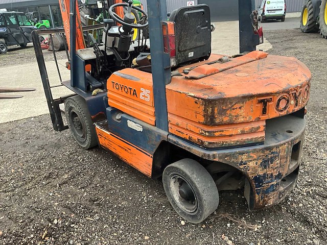 1991 toyota 02 5fdf 25 vorkheftruck - afbeelding 13 van  15