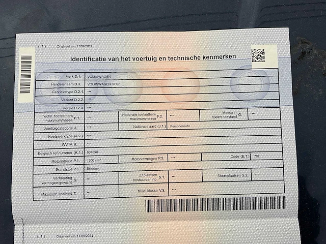 1991 volkswagen golf 2 personenauto - afbeelding 21 van  32