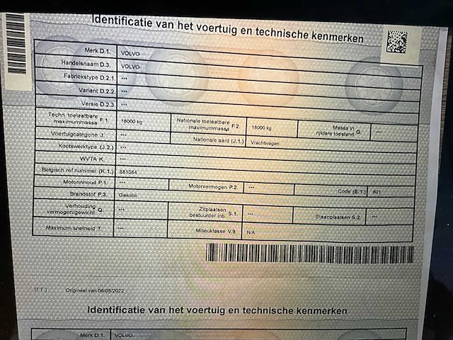 1991 volvo fl7 vrachtwagen - afbeelding 30 van  36