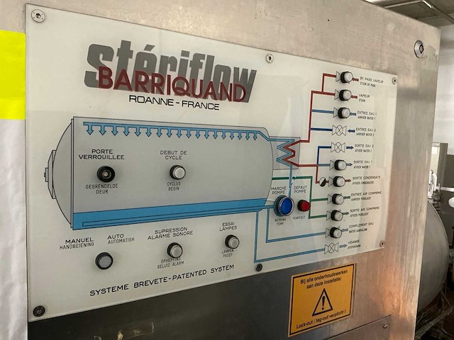 1992 barriquand steriflow autoclave - afbeelding 6 van  6