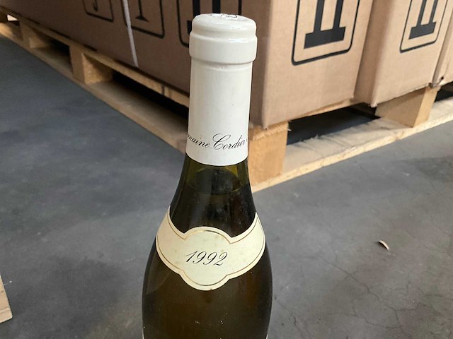 1992 bourgogne pouilly vinzelles witte wijn (12x) - afbeelding 3 van  3
