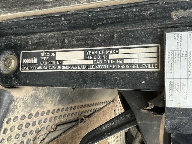 1992 case 1255 xl vierwielaangedreven landbouwtractor - afbeelding 30 van  38
