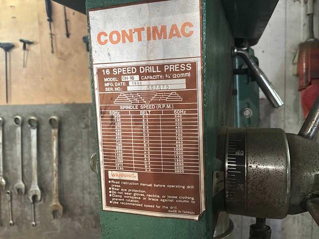 1992 contimac ch-16 kolomboormachine - afbeelding 5 van  8
