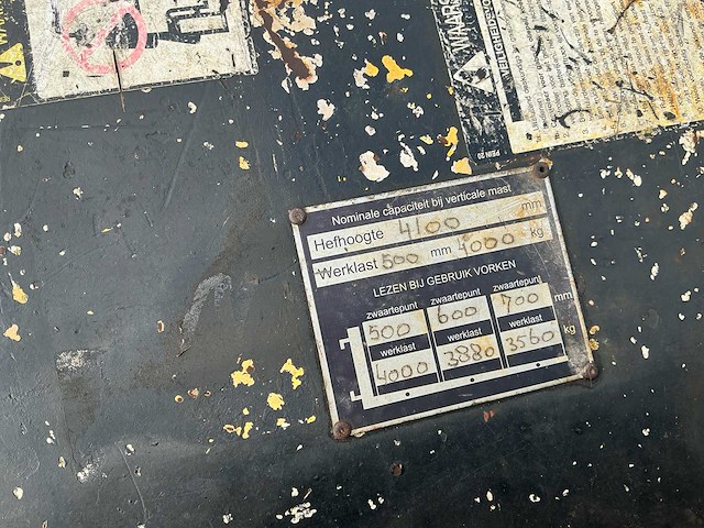 1992 hyster h400xl/s vorkheftruck - afbeelding 18 van  20