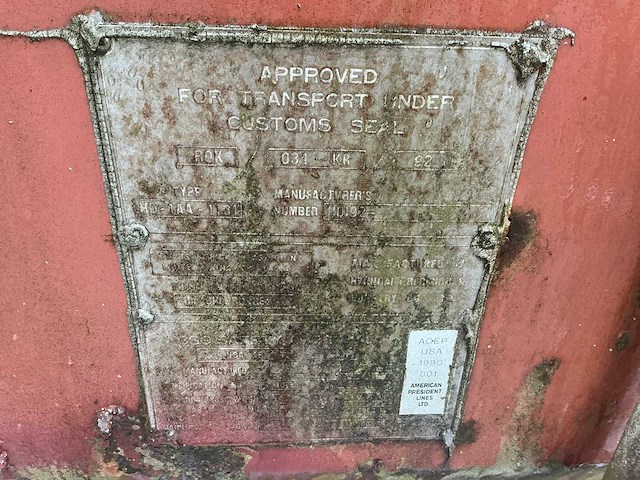 1992 hyundai hd-1aa-1131 20ft-zeecontainer - afbeelding 2 van  7