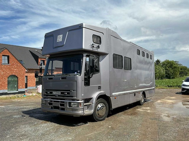 1992 iveco eurocargo paardenvrachtwagen mobilhome vrachtwagen - afbeelding 1 van  81