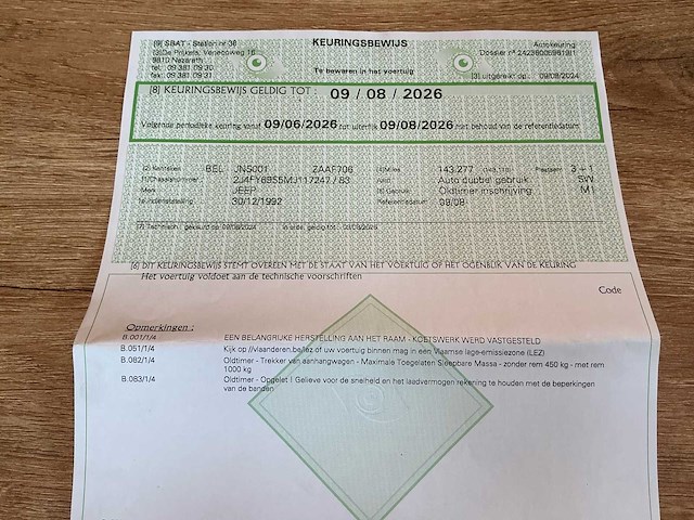 1992 jeep jy9s - afbeelding 30 van  35