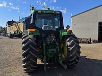 1992 john deere 6400 landbouwtractor met voorlader - afbeelding 5 van  8