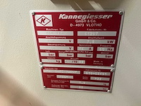 1992 kannegieser hkd 4/6 vlakbed ronddraai plakpers - afbeelding 4 van  4