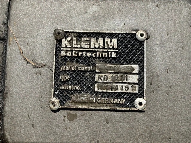 1992 klem kr806d horizontale boormachine - afbeelding 39 van  44