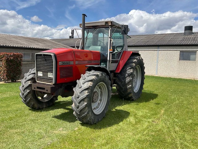 1992 massey ferguson 3690 vierwielaangedreven landbouwtractor - afbeelding 1 van  26