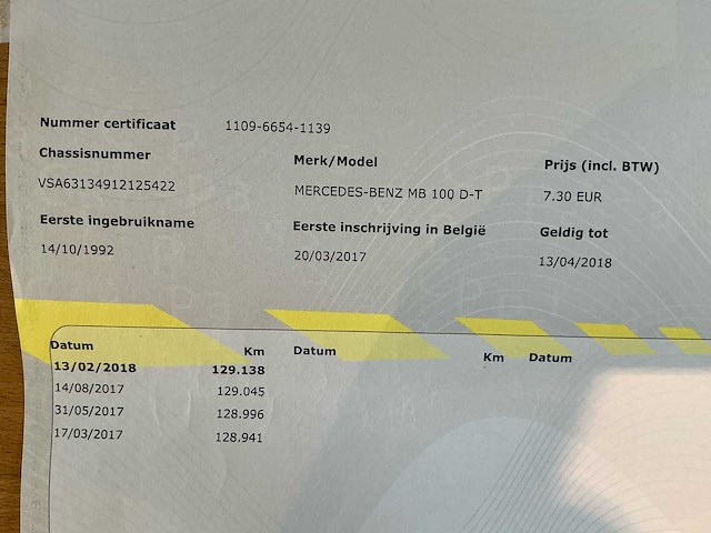 1992 mercedes-benz mb 100 d-t marktwagen foodtruck - afbeelding 12 van  19