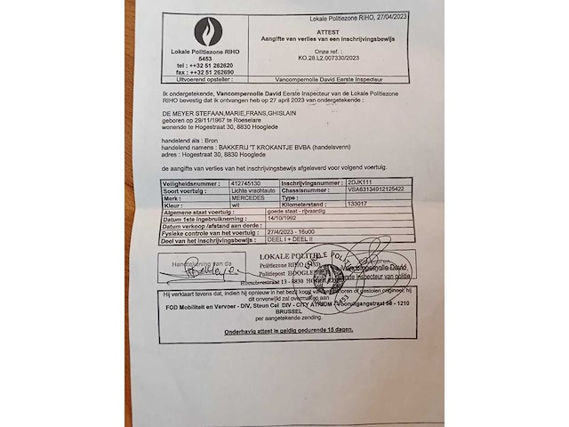 1992 mercedes-benz mb 100 d-t marktwagen foodtruck - afbeelding 13 van  19