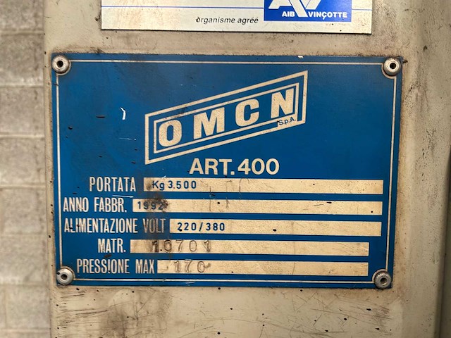 1992 omcn autolift - afbeelding 3 van  5