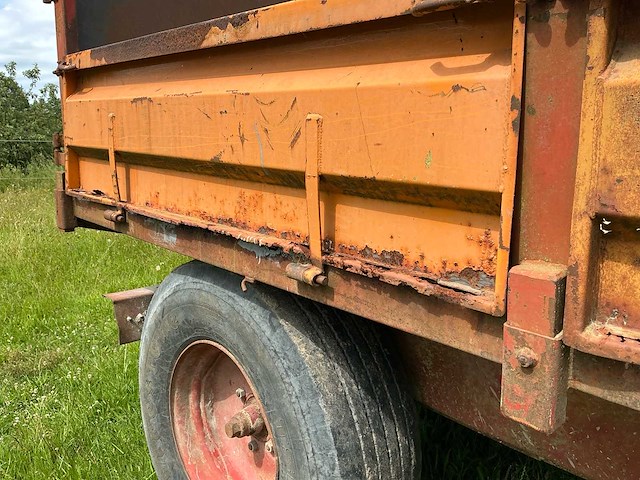 1992 peecon 6000 landbouwkipwagen – hydraulisch kippend - afbeelding 7 van  18