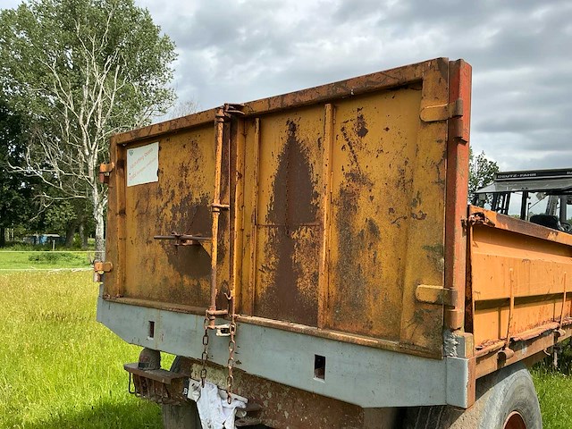 1992 peecon 6000 landbouwkipwagen – hydraulisch kippend - afbeelding 8 van  18