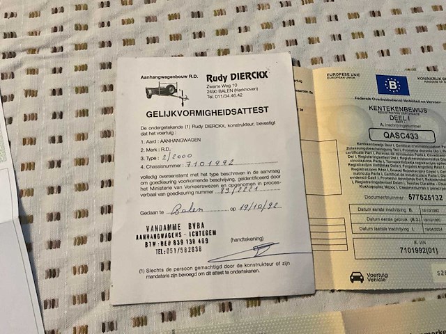 1992 rd aanhangwagen - afbeelding 22 van  31