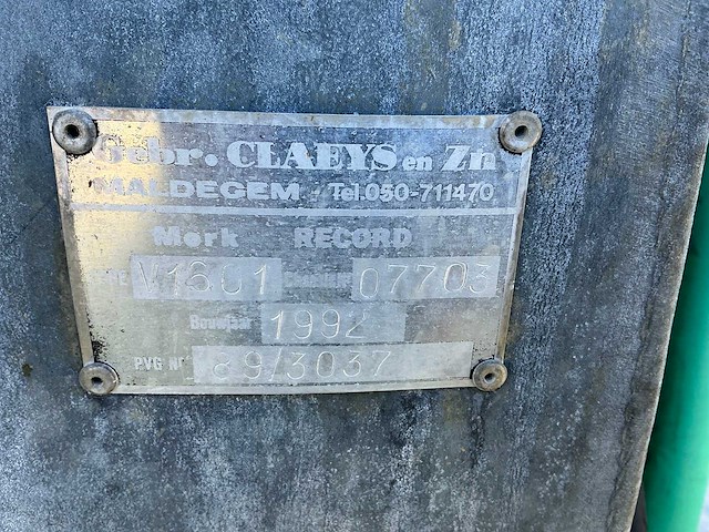 1992 record v1601 mesttank 14 kuub - afbeelding 8 van  16