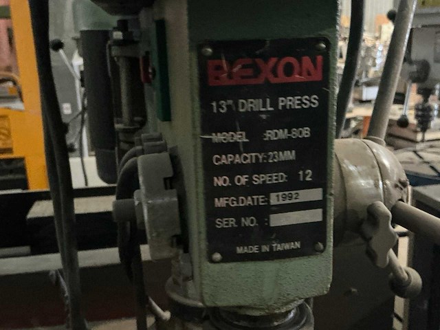 1992 rexon rdm-80b kolomboormachine - afbeelding 4 van  4