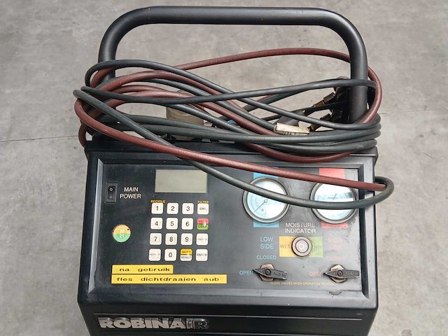 1992 robinair 34701 airco test- en vulapparaat - afbeelding 3 van  4