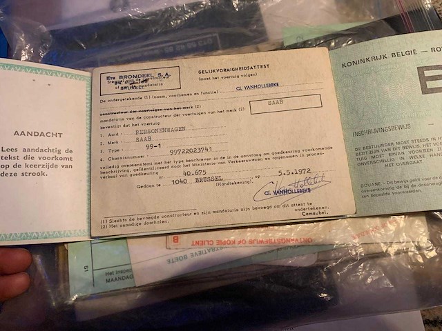 1992 saab 99 - oldtimer - afbeelding 5 van  11