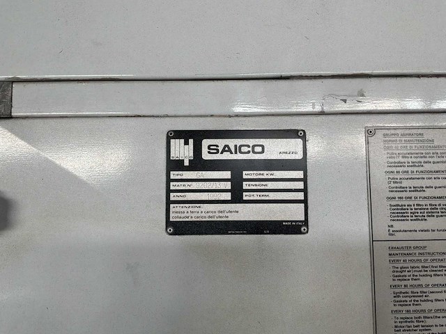 1992 saico ga filterextractiesystemen - afbeelding 6 van  7