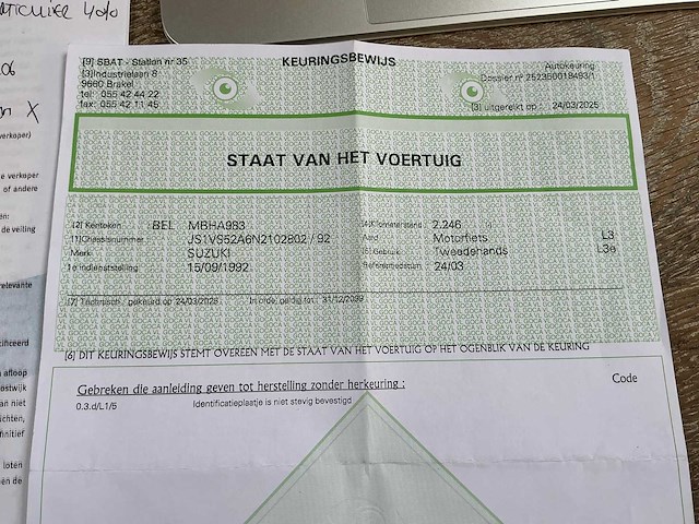 1992 suzuki - afbeelding 16 van  24