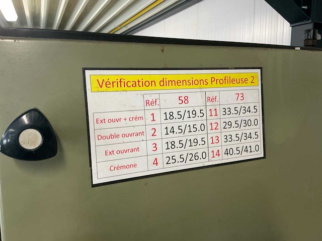 1992 vertongen f01 profielfreesmachine - afbeelding 5 van  5